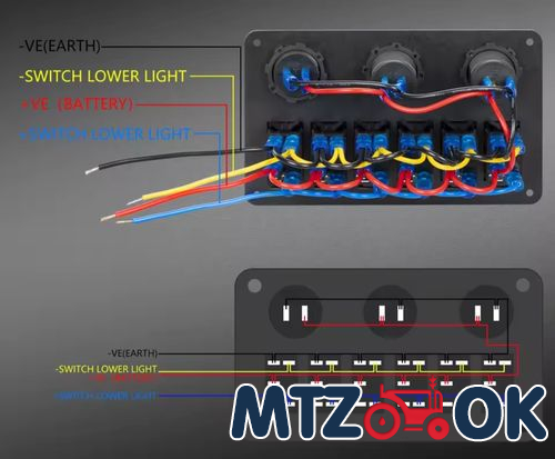 Блок переключателей (4 кнопки) 5014 Блок переключателей (4 кнопки) 5014