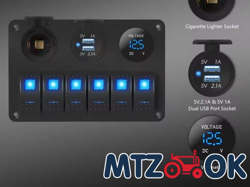 Блок переключателей (4 кнопки) 5014 Блок переключателей (4 кнопки) 5014