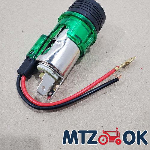 Прикуриватель 12-24V/120-240W. 10A с подсветкой (пр-во ДК) ДК-17 Прикуриватель 12-24V/120-240W. 10A с подсветкой (пр-во ДК) ДК-17