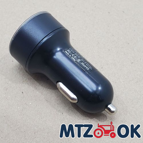 Штекер в прикуривтель 12-24V + USB+TP-S. вольтметр (Китай) Штекер в прикуривтель 12-24V + USB+TP-S. вольтметр (Китай)