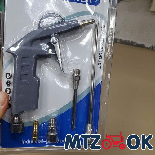 Пистолет AGNZ-116 продувочный 2 сменные насадки Пистолет AGNZ-116 продувочный 2 сменные насадки