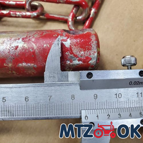 Палец тяги центральной МТЗ в сб. с чекой d=25 (пр-во МТЗ) А61.03.001-01 СБ Палец тяги центральной МТЗ в сб. с чекой d=25 (пр-во МТЗ) А61.03.001-01 СБ