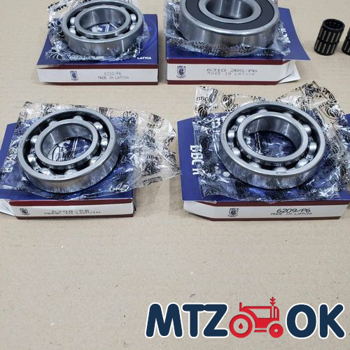 Набор подшипников заднего моста МТЗ (10шт) без ВОМ на дифф. С/О (пр-во BBC-R Латвия) Набор подшипников заднего моста МТЗ (10шт) без ВОМ на дифф. С/О (пр-во BBC-R Латвия)