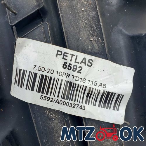 Шина 7.50-20 10PR TD16 115 A6 МТЗ-80 (Petlas. Турция) Шина 7.50-20 10PR TD16 115 A6 МТЗ-80 (Petlas. Турция)