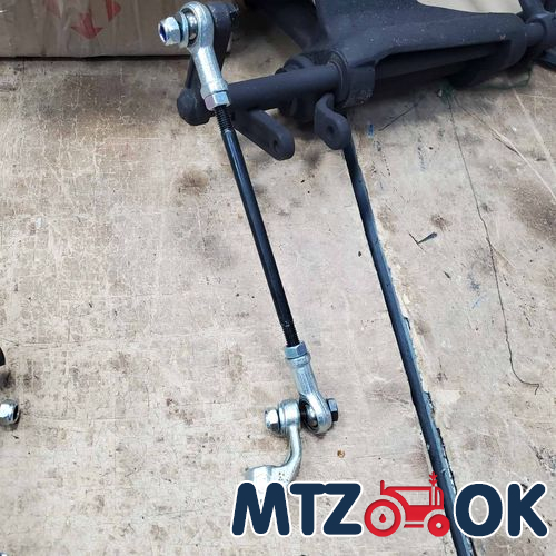 Тяга управления распределителем с вилками 187мм короткая на подшипниках (собств. пр-во) 80-4607260-03 Тяга управления распределителем с вилками 187мм короткая на подшипниках (собств. пр-во) 80-4607260-03