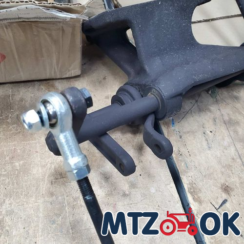 Тяга управления распределителем с вилками 187мм короткая на подшипниках (собств. пр-во) 80-4607260-03 Тяга управления распределителем с вилками 187мм короткая на подшипниках (собств. пр-во) 80-4607260-03