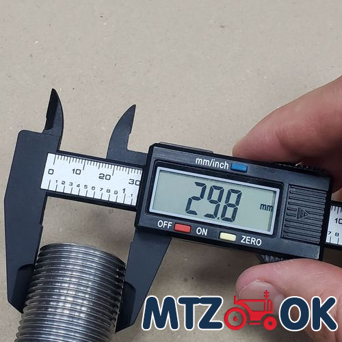 Шток гидроцилиндра Ц110 с вилкой (пр-во Винница) Ц110-200-3.030 Шток гидроцилиндра Ц110 с вилкой (пр-во Винница) Ц110-200-3.030