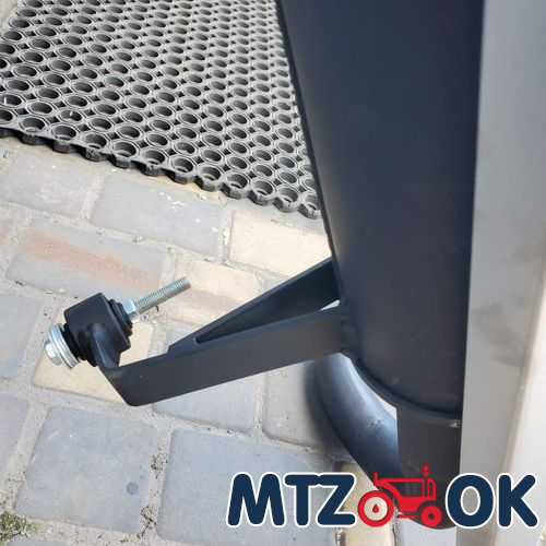 Глушитель МТЗ 80. 82 МК с глушителем (накладка нержавейка) (без турбины) толщина 1.5мм Глушитель МТЗ 80. 82 МК с глушителем (накладка нержавейка) (без турбины) толщина 1.5мм