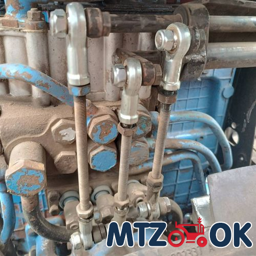 Тяга управления распределителем с вилками 187мм короткая на подшипниках (собств. пр-во) 80-4607260-03 Тяга управления распределителем с вилками 187мм короткая на подшипниках (собств. пр-во) 80-4607260-03