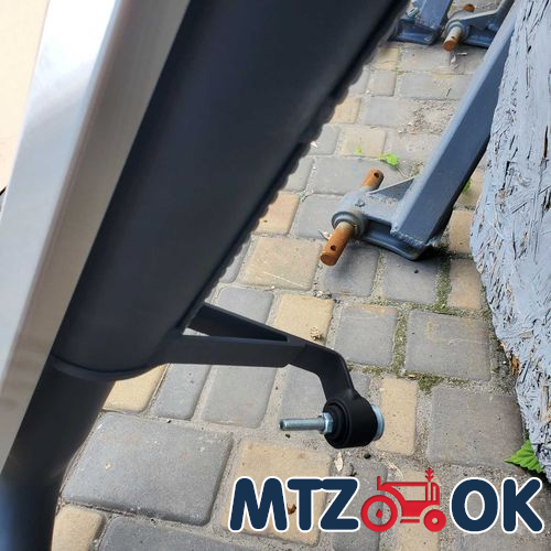 Глушитель МТЗ 80. 82 МК с глушителем (накладка нержавейка) (без турбины) толщина 1.5мм Глушитель МТЗ 80. 82 МК с глушителем (накладка нержавейка) (без турбины) толщина 1.5мм