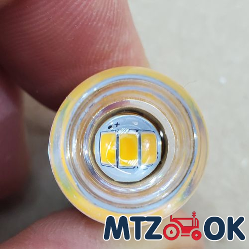 Лампа LED автопоезда 12V (желтая) (Китай) 2853 Лампа LED автопоезда 12V (желтая) (Китай) 2853