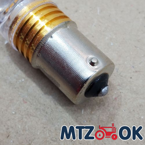 Лампа LED автопоезда 12V (желтая) (Китай) 2853 Лампа LED автопоезда 12V (желтая) (Китай) 2853