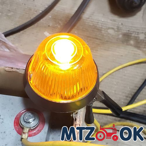 Лампа LED автопоезда 12V (желтая) (Китай) 2853 Лампа LED автопоезда 12V (желтая) (Китай) 2853