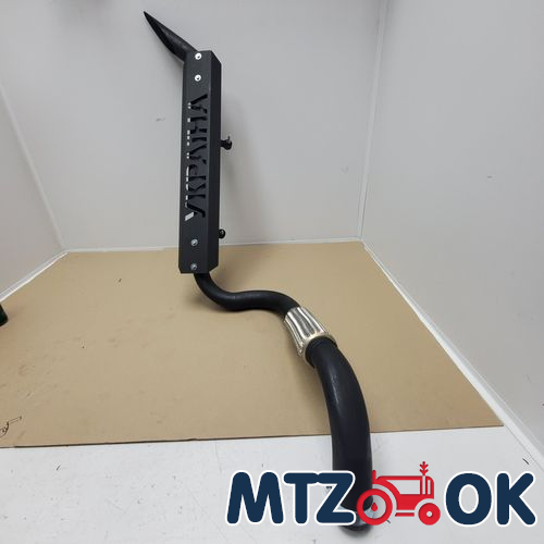 Глушитель МТЗ 80/ 82 МК с глушителем (накладка черная) (без турбины) толщина 1.5мм Глушитель МТЗ 80/ 82 МК с глушителем (накладка черная) (без турбины) толщина 1.5мм