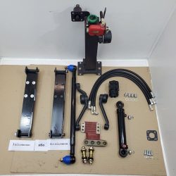 Комплект переоборудования ГУРа под насос-дозатор МТЗ-80 ЦС-50 1-но сторонний (передний неведущий мост) (гидробак с блокировкой с кронштейном крепления на балку без отливки или с отливкой) БАЗОВЫЙ