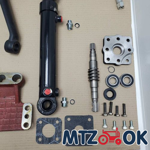 Комплект переоборудования ГУРа под насос-дозатор МТЗ-80 ЦС-50 1-но сторонний (передний неведущий мост) (без гидробака с кронштейном крепления на балку без отливки или с отливкой с Р/К на рул. колонку с блокировкой) БАЗОВЫЙ Комплект переоборудования ГУРа под насос-дозатор МТЗ-80 ЦС-50 1-но сторонний (передний неведущий мост) (без гидробака с кронштейном крепления на балку без отливки или с отливкой с Р/К на рул. колонку с блокировкой) БАЗОВЫЙ