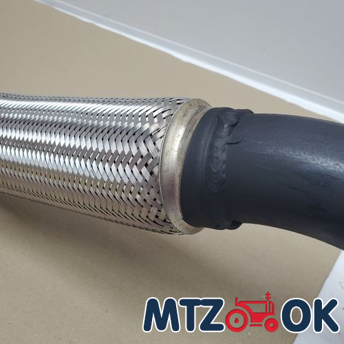 Глушитель МТЗ 80/ 82 МК с глушителем (накладка черная) (без турбины) толщина 1.5мм Глушитель МТЗ 80/ 82 МК с глушителем (накладка черная) (без турбины) толщина 1.5мм