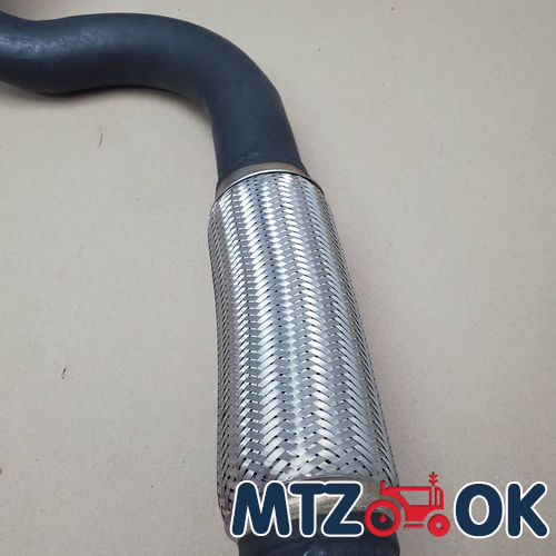 Глушитель МТЗ 80/ 82 МК с глушителем (накладка черная) (без турбины) толщина 1.5мм Глушитель МТЗ 80/ 82 МК с глушителем (накладка черная) (без турбины) толщина 1.5мм