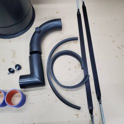 Установочный комплект ЗИЛ Бычок МТЗ-82 на лонжерон правая сторона в сб. с фильтрами (собств.пр-во)