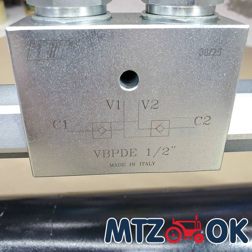 Гидроцилиндр МТЗ 1-но сторон. ЦС 80-50-300.550 ВТ22 с гидрозамком VBPDE 1/2 Гидроцилиндр МТЗ 1-но сторон. ЦС 80-50-300.550 ВТ22 с гидрозамком VBPDE 1/2