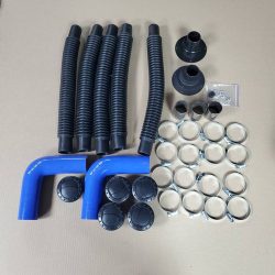 Комплект для установки печки под панель приборов МТЗ с дефлекторами d=45мм Комплект для установки печки под панель приборов МТЗ с дефлекторами d=45мм