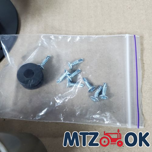 Комплект для установки печки под панель приборов МТЗ с дефлекторами d=45мм Комплект для установки печки под панель приборов МТЗ с дефлекторами d=45мм