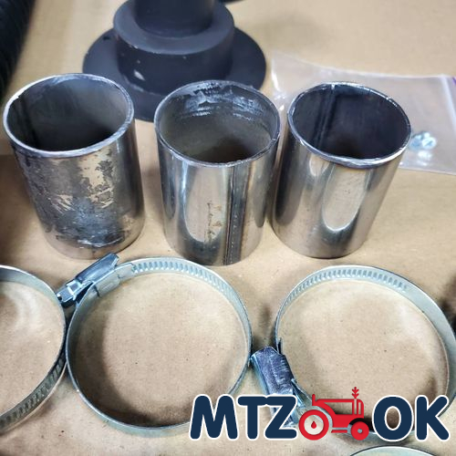 Комплект для установки печки под панель приборов МТЗ с дефлекторами d=45мм Комплект для установки печки под панель приборов МТЗ с дефлекторами d=45мм