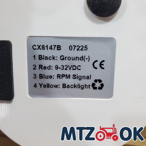 Тахометр электронный 9-32V/4000 оборотов/подсветка 7цветов (Китай) СХ8147В Тахометр электронный 9-32V/4000 оборотов/подсветка 7цветов (Китай) СХ8147В